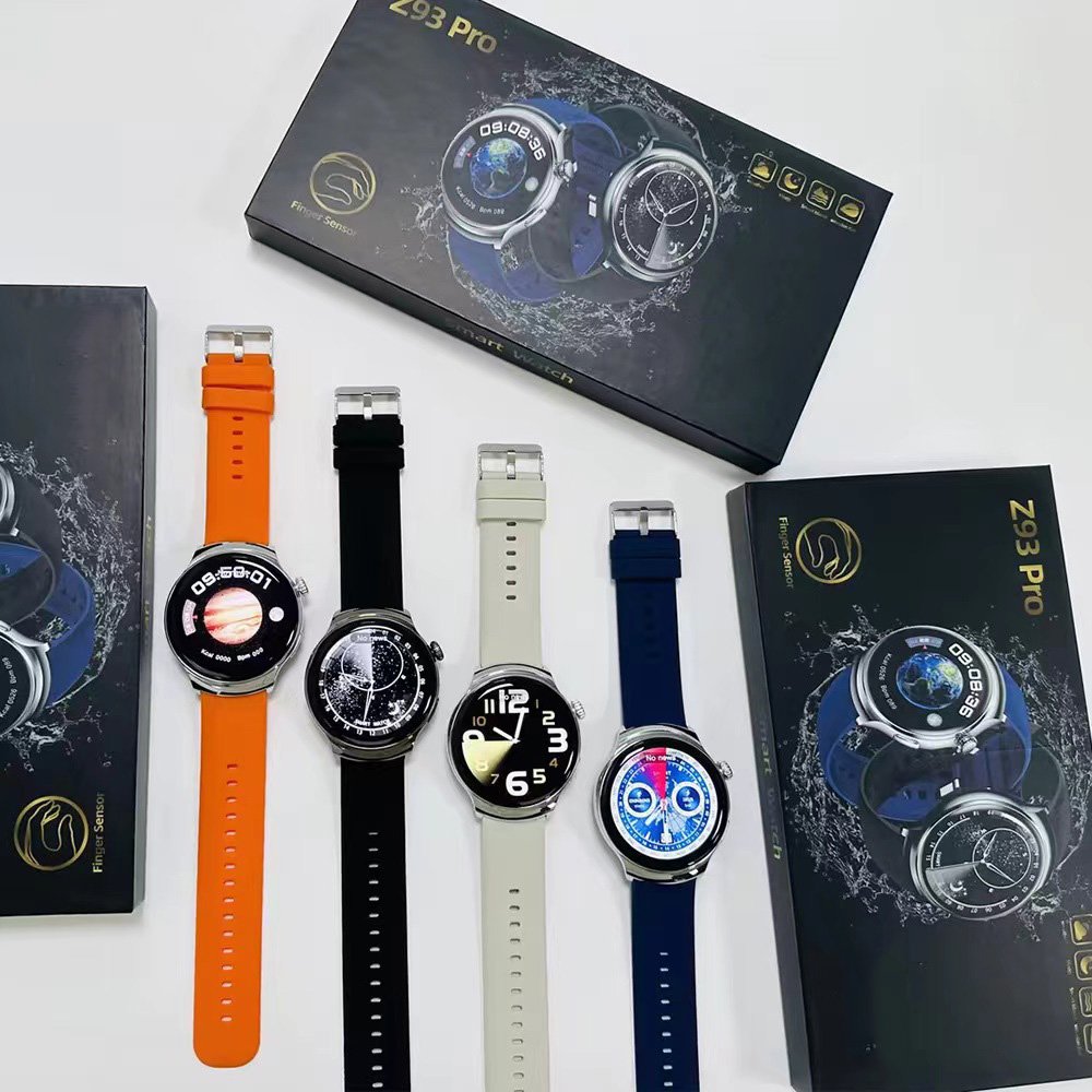 Z93 Pro Fashion Round Smart Watch 2024 Waterproof Heart Rate Fitness Tracker Answer Call Message Reminder Z93pro Smartwatch